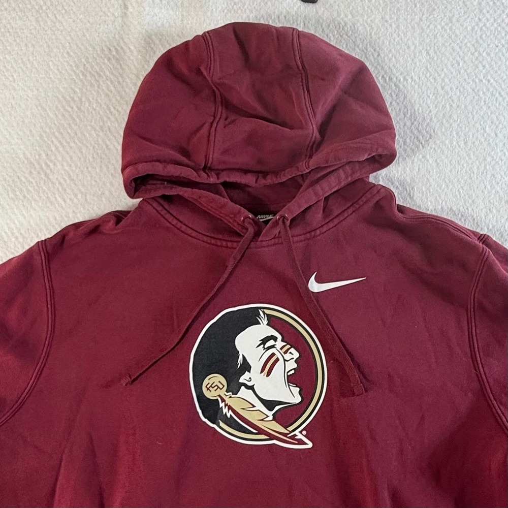 Florida State Seminoles Nike Hoodie Mens XL Pullover Maroon NCAA Performance